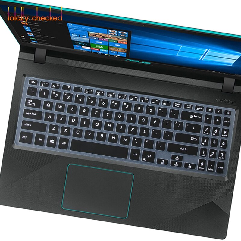 For Asus VivoBook 15 YX560U Y5000 X507 X507U X507UA X507UB X507UD x560ud X560 15.6 inch Laptop Keyboard Cover Skin Protector: black
