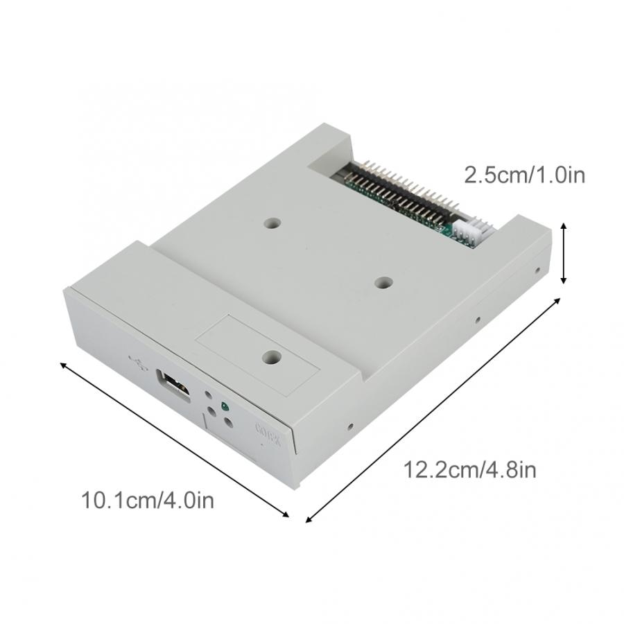 SFR1M44-U 3.5in 1.44MB USB SSD Floppy Drive Emulator Plug and Play 34-pin Floppy Disk Drive Interface 5V DC Power Supply