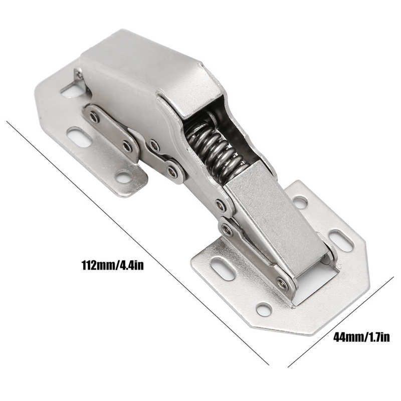 door lock with sliding security door lock 2 Sets Hinge Cold Rolled Steel Bridge Shape Hinge Cabinet Door Furniture