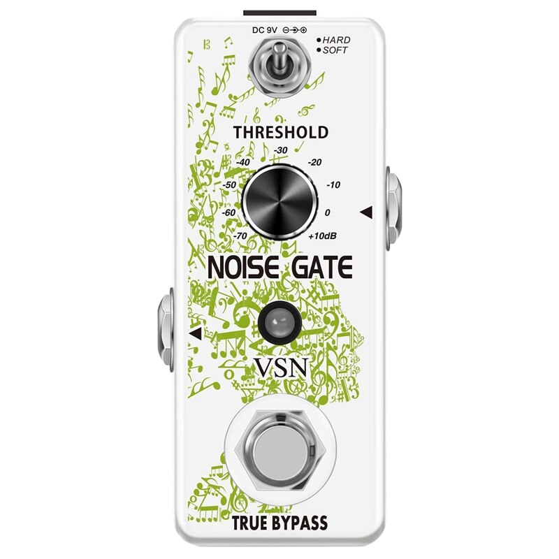 VSN Noise Killer Guitar Noise Gate Suppressor Effect Pedal with 2 Modes True Bypass: Default Title
