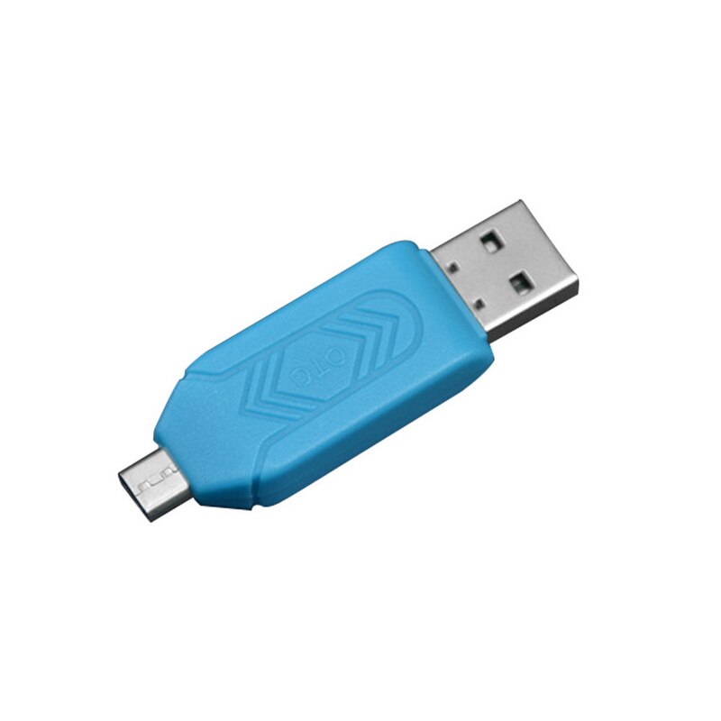 Ny 6 färger sd tf kortläsare usb usb 2.0 adapter för pc telefon laptophothot: G263939
