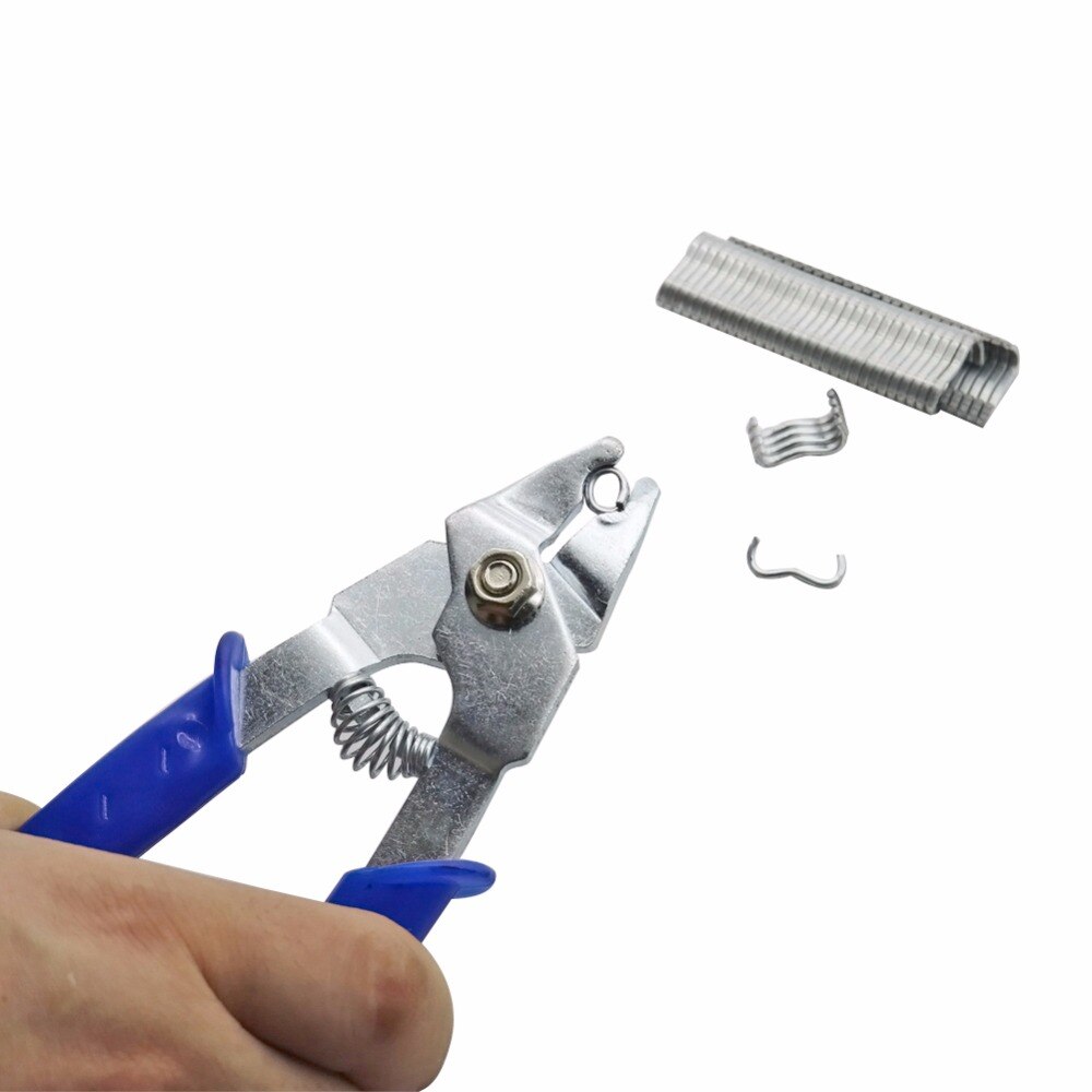 Pinza per gabbia di volpe di coniglio di pollo di pollame per gabbie pinze per installazione anello di maiale morsetto per tubo dell&#39;acqua per polli strumenti di allevamento 1 pz