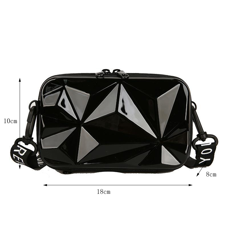Mini Koffer bilden Damen Tasche Trend Totes Gepäck Tasche Handtasche Schulter Tasche schwer Hülse Kasten Koffer Geldbörse Kupplung Tasche