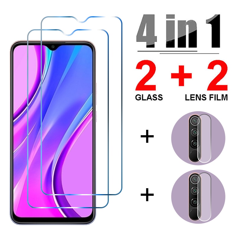 4in1 Gebroken-Proof Screen Protector Voor Huawei P40 Lite E 5G P20 Pro Gehard Glas Op Huawei P30 p20 Lite Super Fit Glas