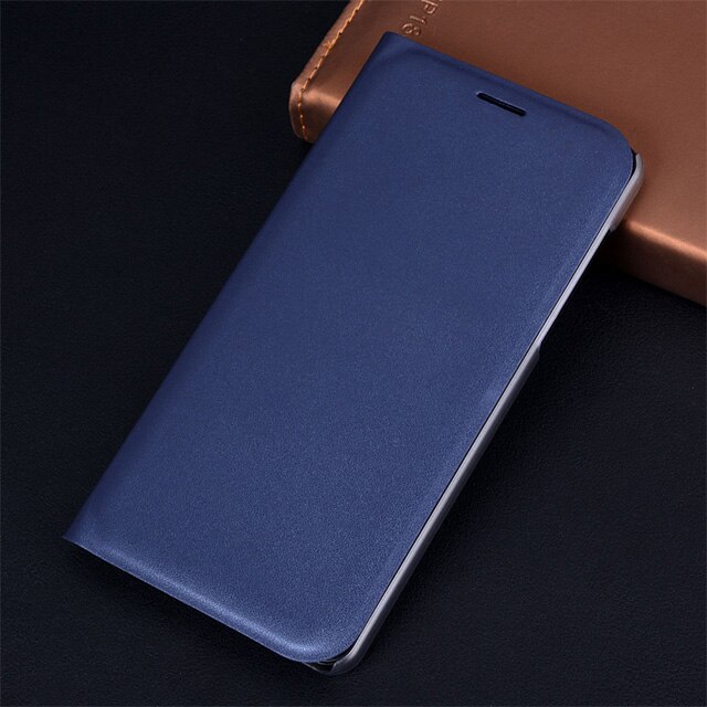 Flip Cover Leather Phone Case Voor Samsung Galaxy J7 J5 J3 Pro J 5 7 3 Sm J730F J530F j330F SM-J330F SM-J530F SM-J730F Ds Eu: for J7 2017 / Blue