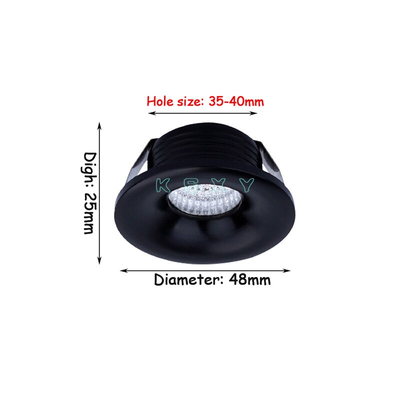 10 stk dæmpbar 3w led spotlight loft lille forsænket belysning vitrine skifte køkken trin væg trappe spot lys 110v 220v