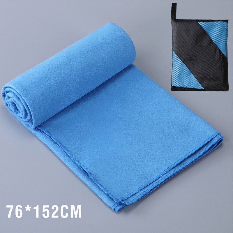 Sport Microfiber Snel Droog Pocket Handdoek Draagbare Ultralight Absorberende Grote Handdoek Voor Zwembad Zwemmen Gym Fitness Yoga Strand