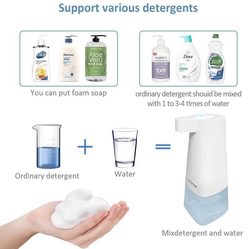 soap dispenser kitchen touchless liquid soap dispenser smart sensor hands