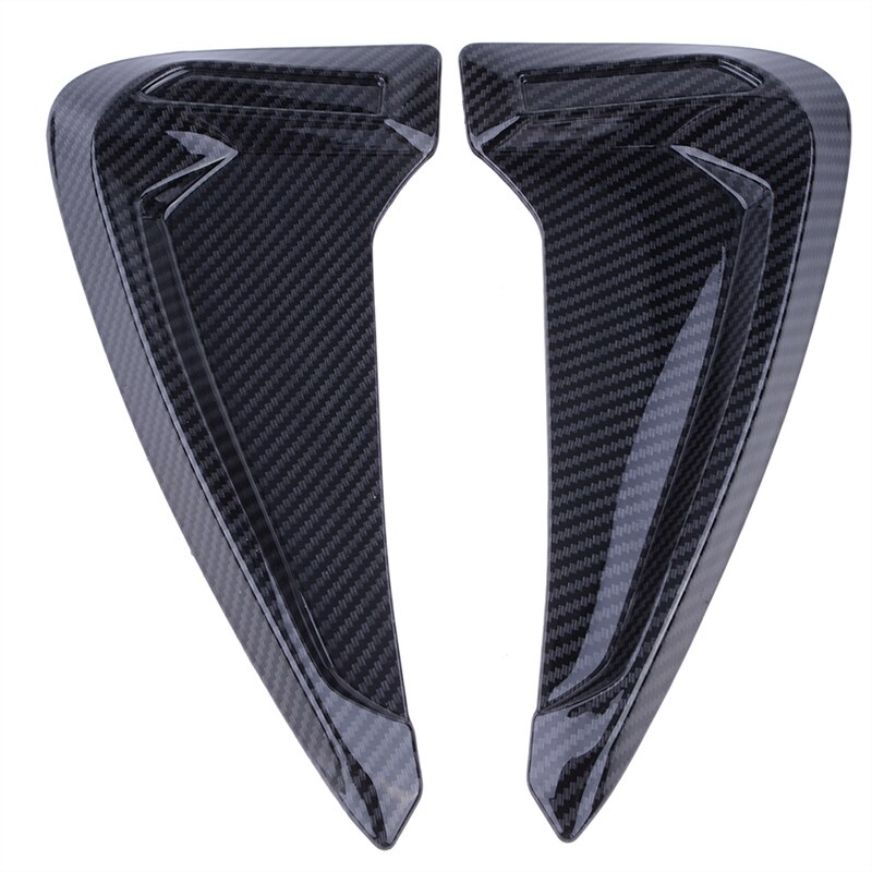 Decorative Carbon Fiber Pattern Side Wing Air Flow Spoiler Fender Grill Intake Vent Trim For X5 F15 -, Car Accessories