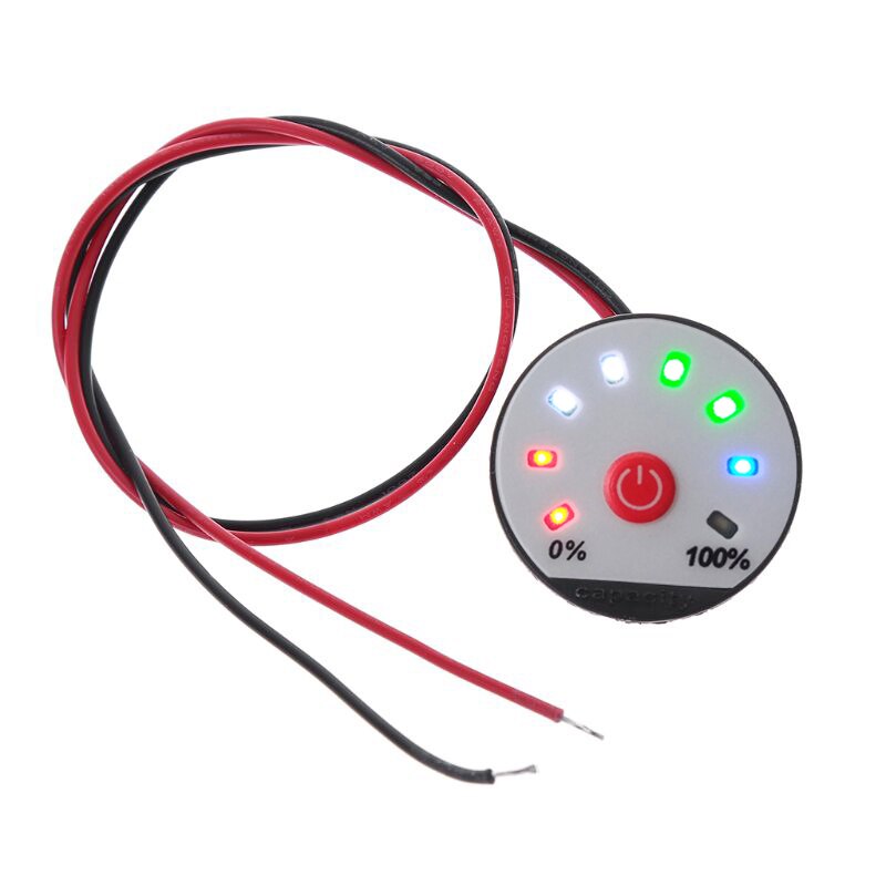DC 8-65V LED Battery Tester Lithium Lead Acid Li-ion Lipo Battery Capcacity Indicator Car Motorcycle 18650 Battery Monitor