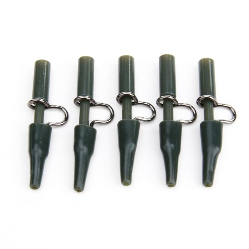 20pcs Carp Fishing Heavy Duty Lead Clip with tail Rubber Carp Fishing Accessories Kit for Fishing Tackle Equipment