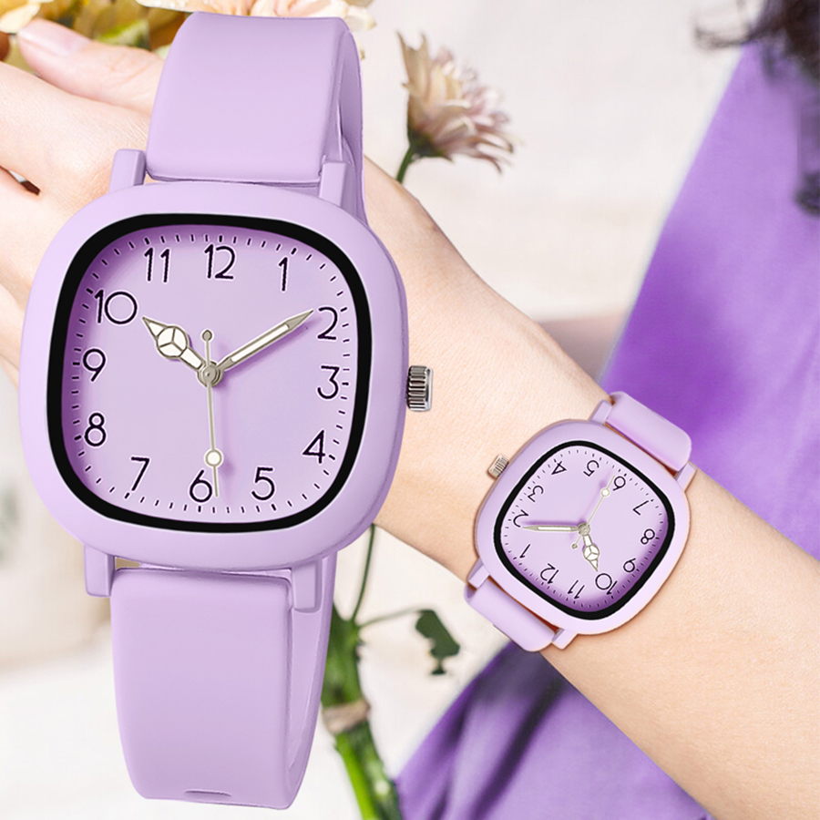 Mode Vrouwen Horloge Siliconen Quartz Horloges Voor Vrouwen Klok Kerstcadeau Valentijnsdag Dames Horloges Reloj Mujer