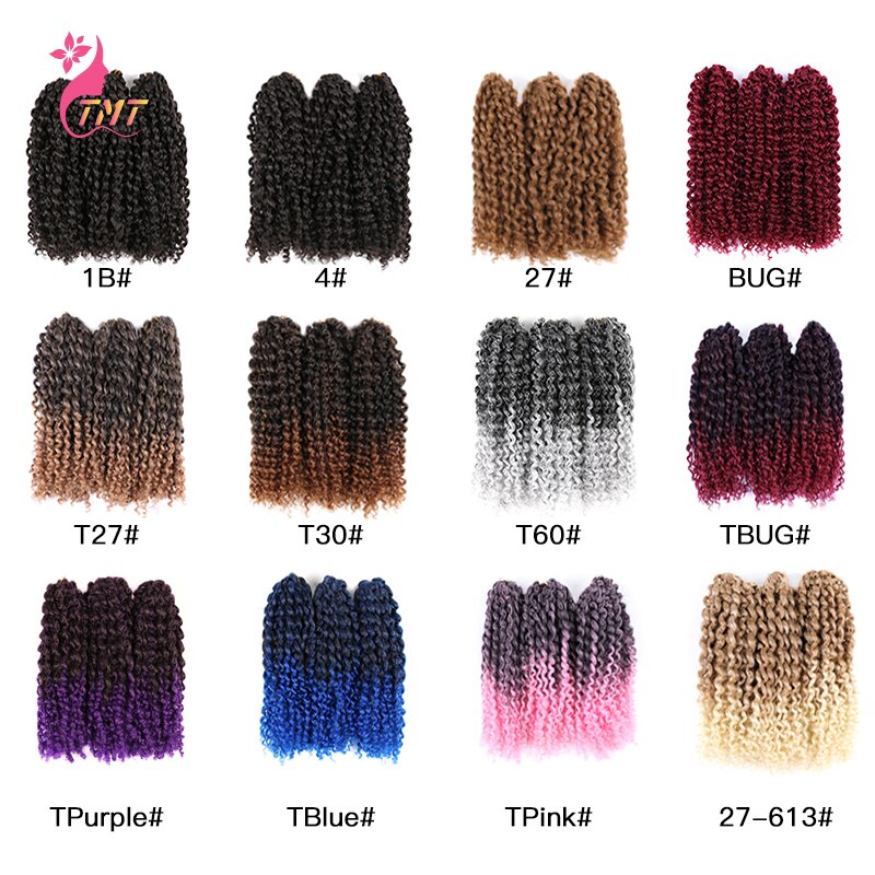 Marly Jerry Curl Jamaicaanse Bounce Gehaakte Vlechten Haar Ombre Synthetische Lente Twist Vlechten Haar Exrensions Voor Zwarte Vrouwen