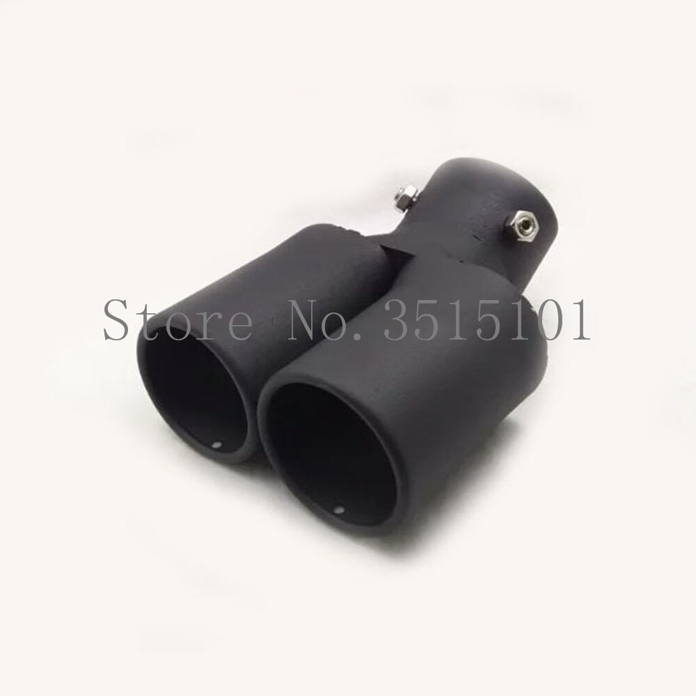 car Stainless steel protect cover muffler pipe outlet dedicate exhaust tip tail 1pcs For Mazda 3 Axela