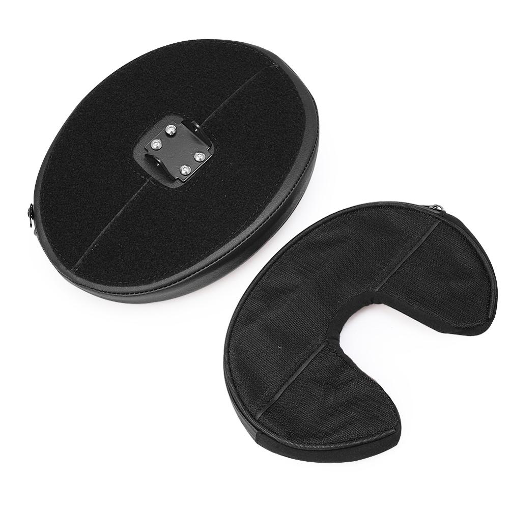 Cafe Racer Motorcycle Universal Passenger Sissy Bar Cushion Backrest Pillion Pad Fit For Harley Touring Road Glide