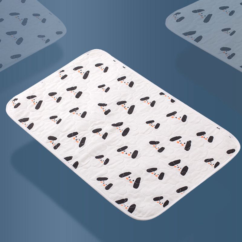 Couche-culotte imperméable en pur coton pour enfants, tapis à langer lavable, respirant, motif dessin animé: Cute