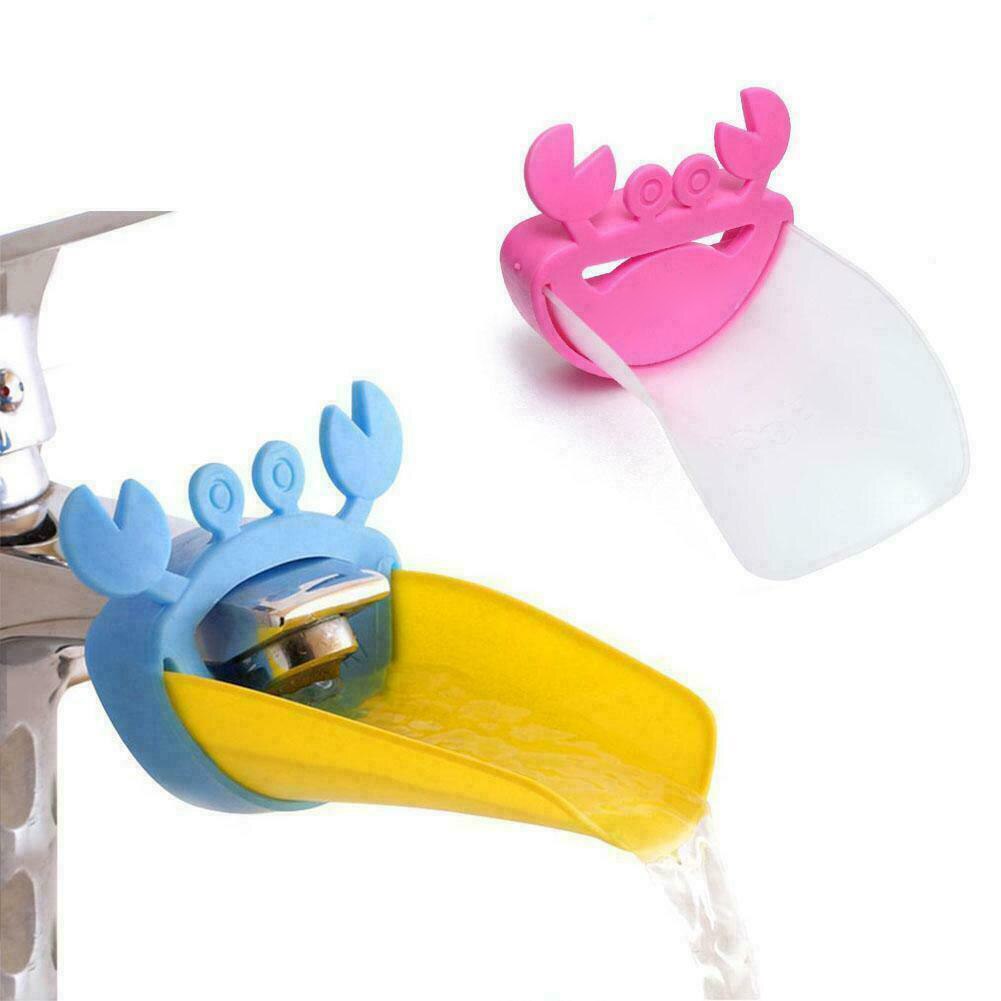 Jouet crabe dessin animé enfants | 1 pièce, prolongateur de lavage des mains des enfants bambins robinet bébé baignoire robinet d'évier jouets de bain d'eau pour enfants, 66CY