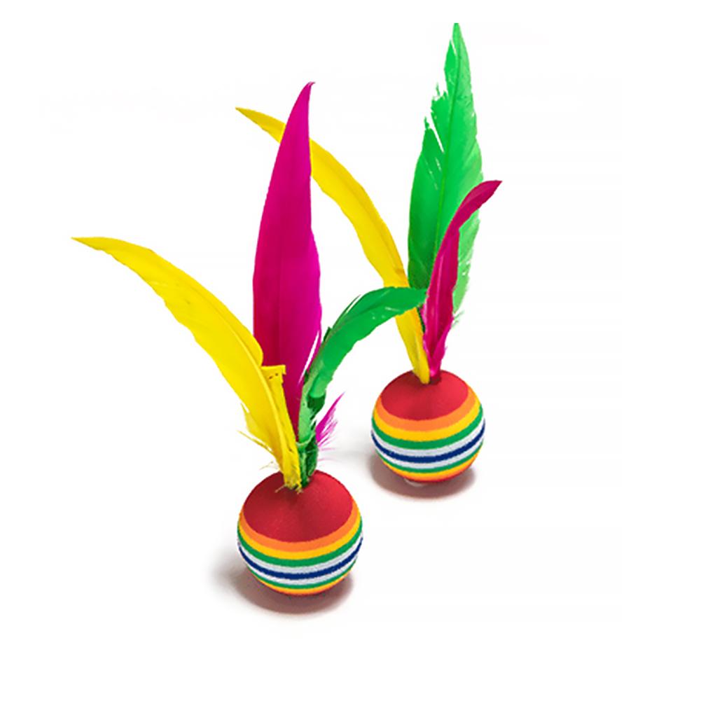 Jeu De Raquettes De Plage En Bois - 4 Pagaies + Balles - Pour Famille Et Enfants