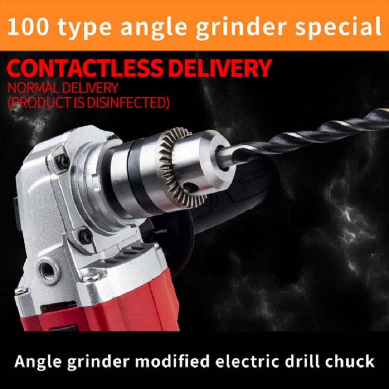 The Angle Grinder Refits The Electric Drill Chuck Adapter To Change The Hand Electric Drill Adapter Special Fitting All-Purpose