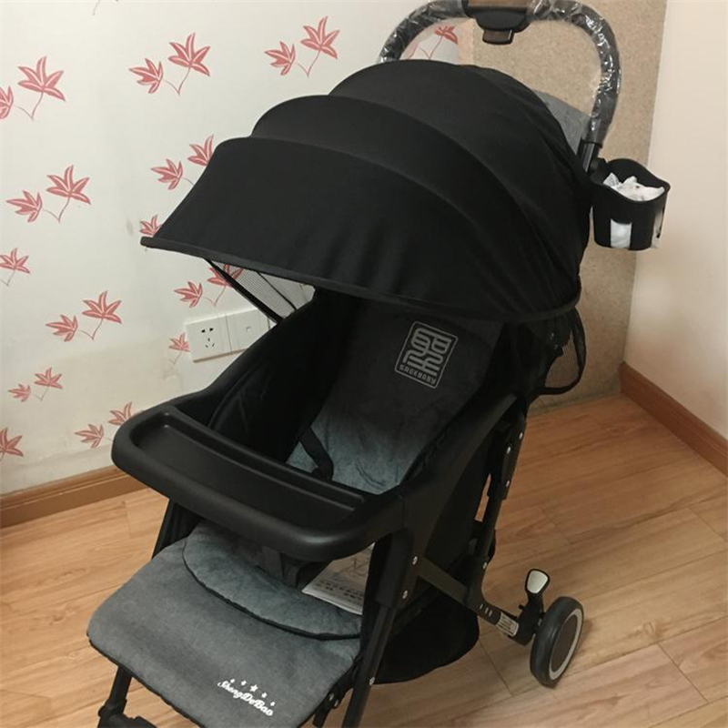 Baby stroller sunshade sunshade canopy baby stroller accessories rain cover baby windproof umbrella sunshade cover