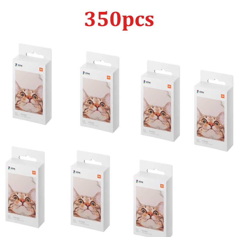 Carta per stampante tascabile originale Xiaomi ZINK stampa fotografica autoadesiva 10/20/50 fogli per stampante fotografica tascabile mini Xiaomi da 3 pollici