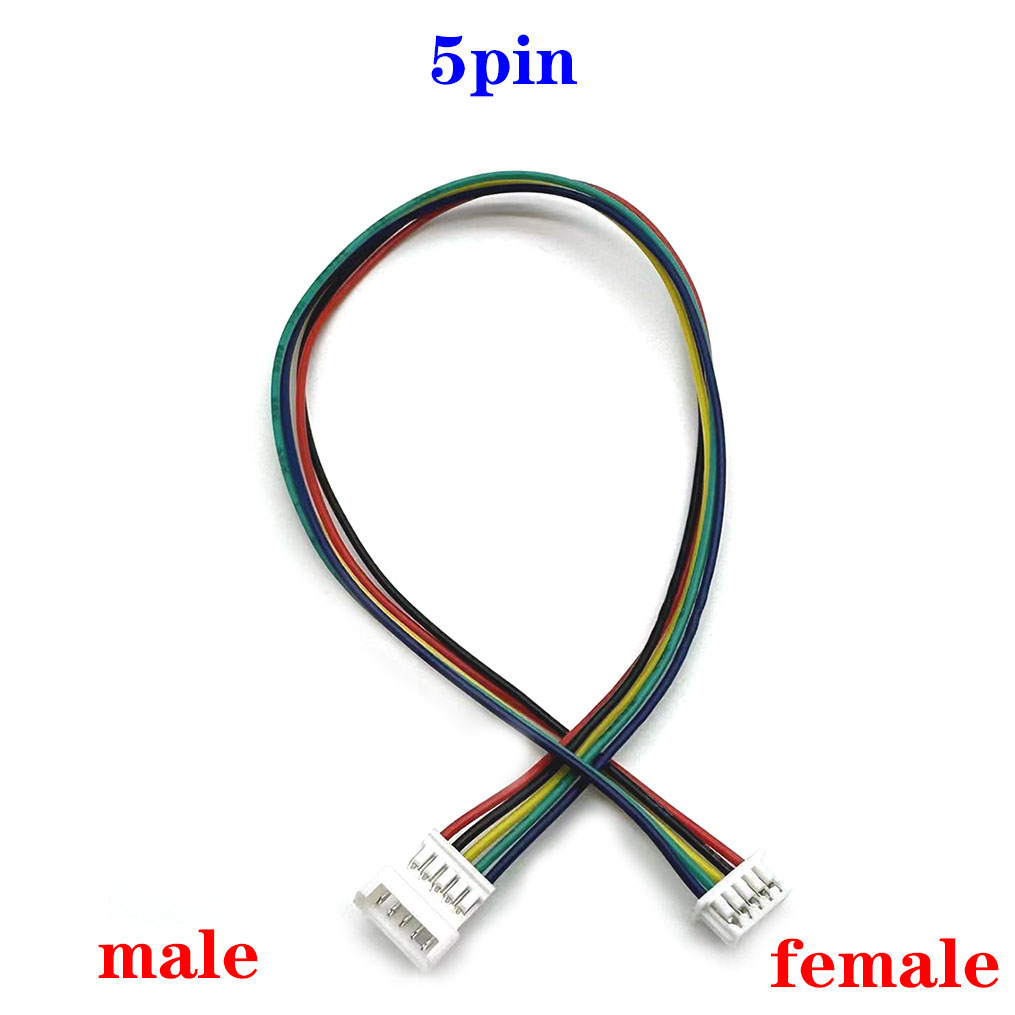 1-5PCS JST1.25 2Pin wire connector plug socket JST PH1.25mm 2P male female socket battery charging cable terminal: Beige / 1P