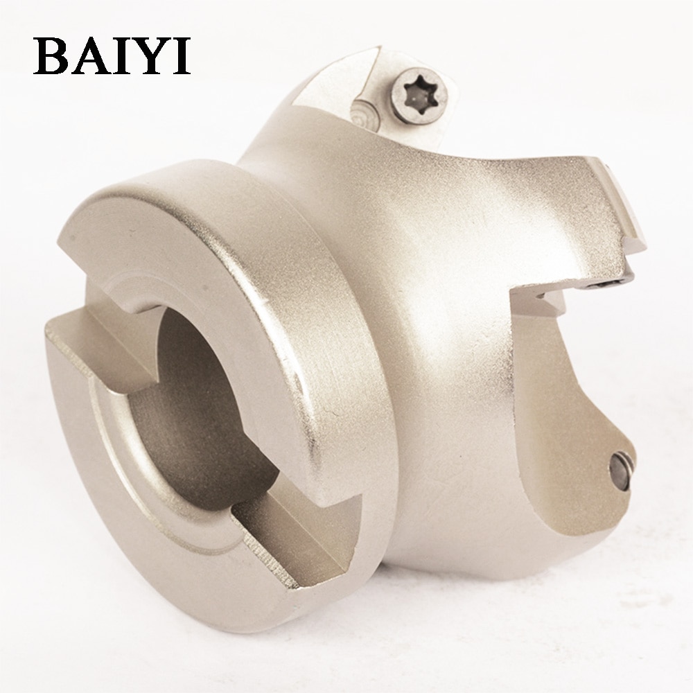 1pc KM12 50-22-4T Four SEKT1204 Carbide Insert Clamped Fast Feeding Alloy End Mill Milling Machining Slab Face Milling Cutter