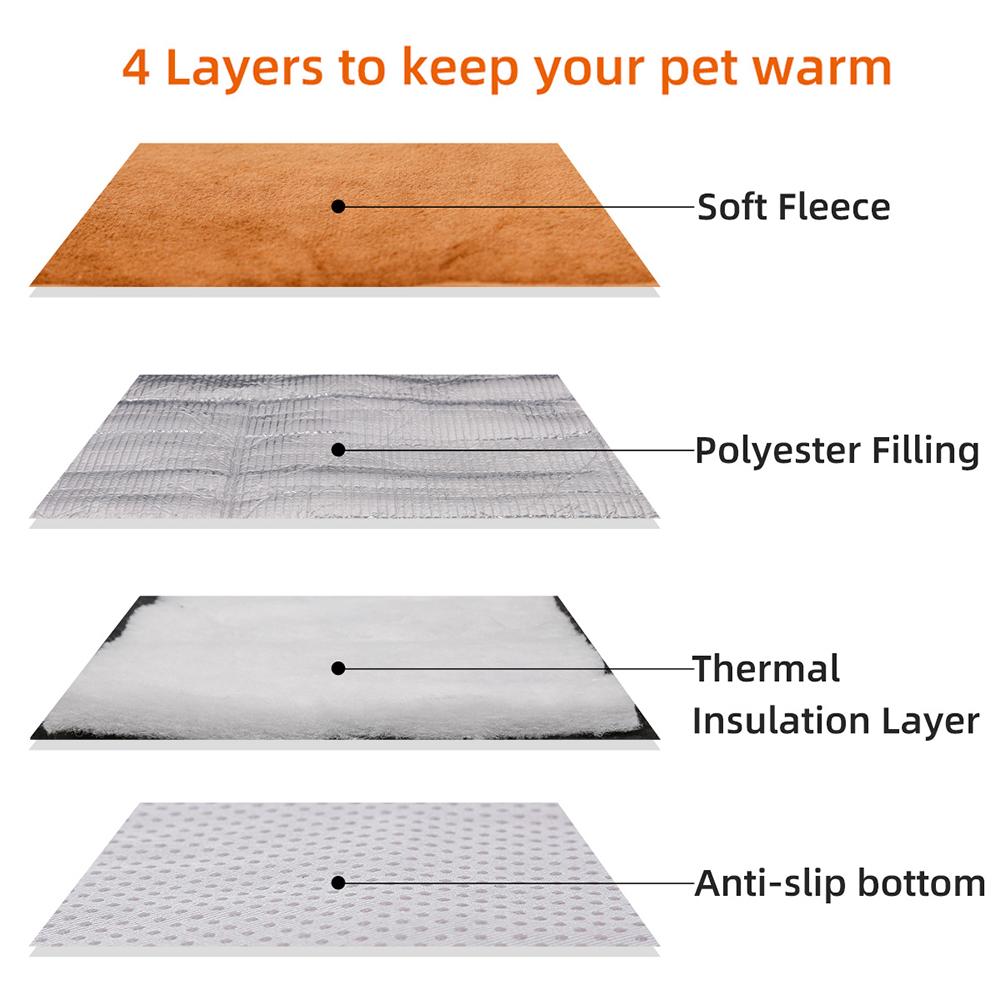 Cama para perros con autocalefacción, manta térmica para gatos, sofá, cojín, alfombra para el hogar, funda para dormir que mantiene el calor