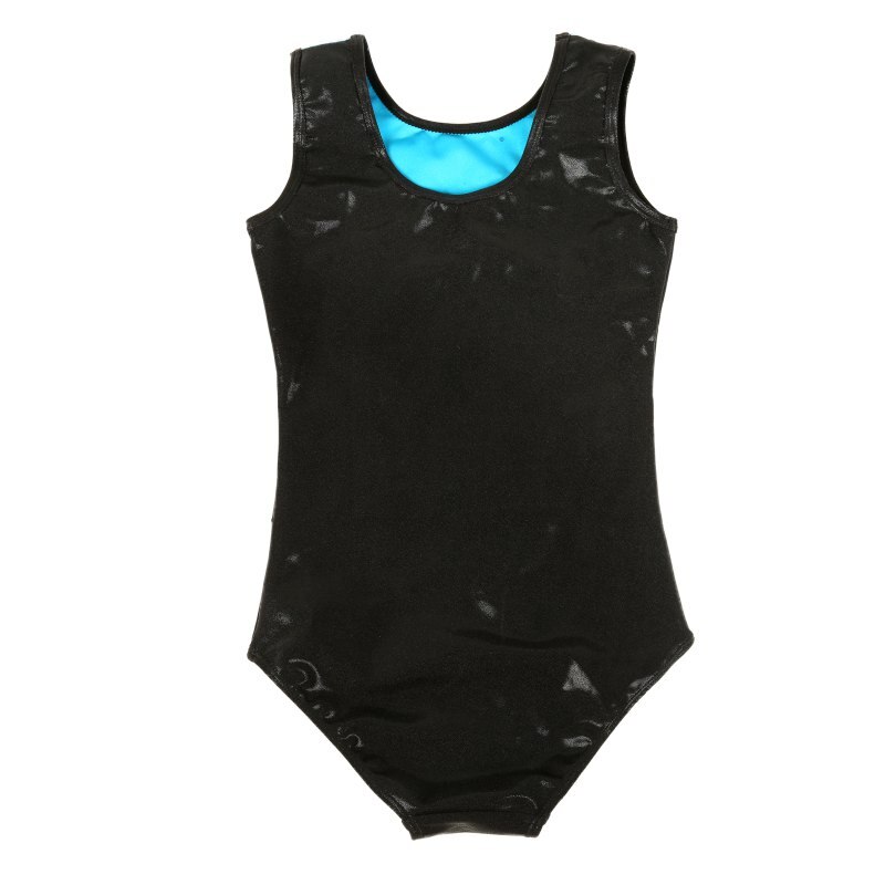Gymnastics clothes girls high sleeveless radium color matching body suit ballet gymnastics dance dance practice clothes