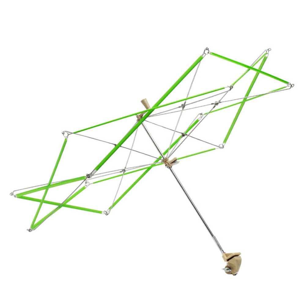 DIY Sewing Hand Operated Wool Winder Holder String Ball Coiler for Yarn Winder Fiber Wool String Ball Thread Skein Cable Winder: Dark Khaki