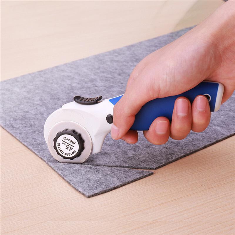 Handheld Rotary Cutter Draagbare Doek Cutter Duurzaam Papier Lederen Cutter Papier Cutter Lederen Cutter Mes Dagelijks Gebruik