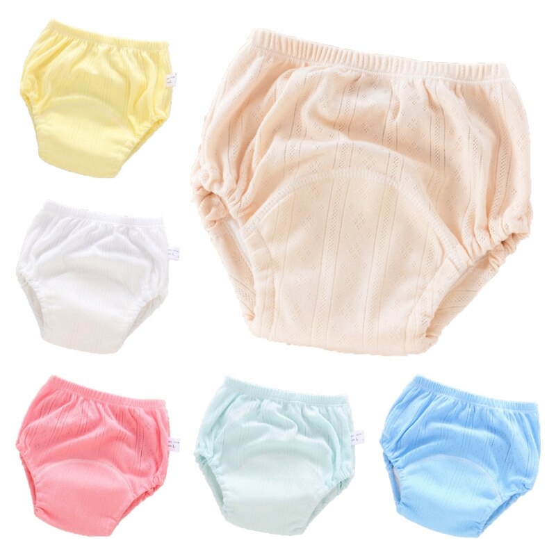 Baby Toddler Toilet Potty Training Pants Reusable Waterproof 4 Layers Nappies D5QA
