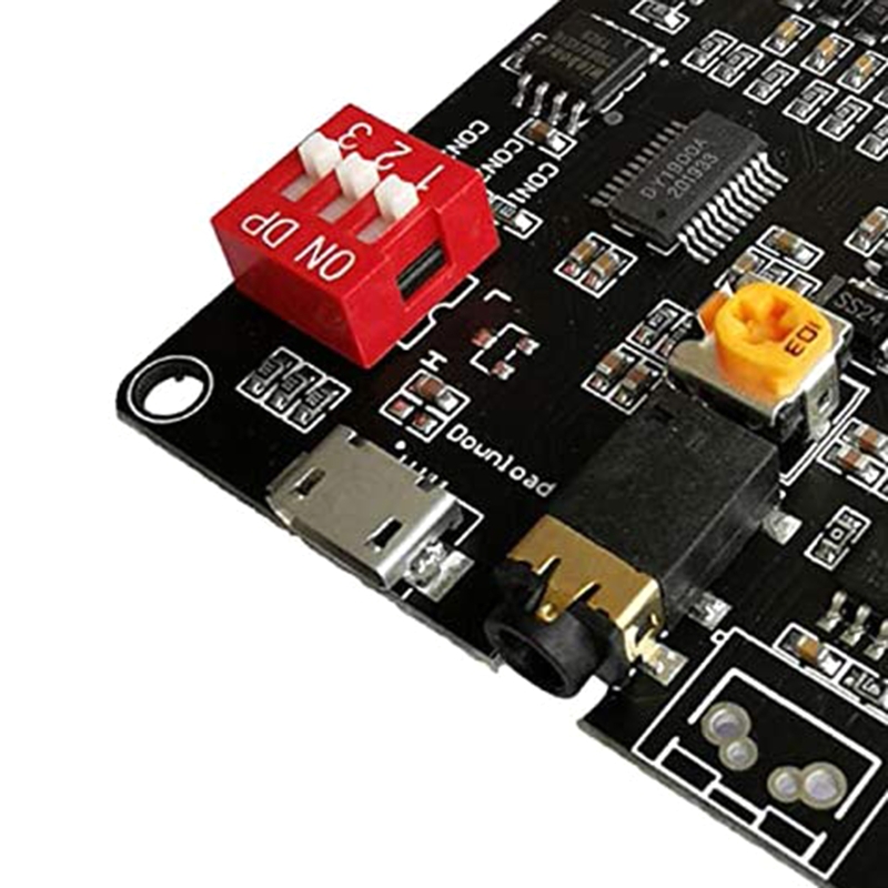 12V/24V Voice Afspelen Module Seriële Poort Controle Afspelen 10W/20W Voice Module N0PB
