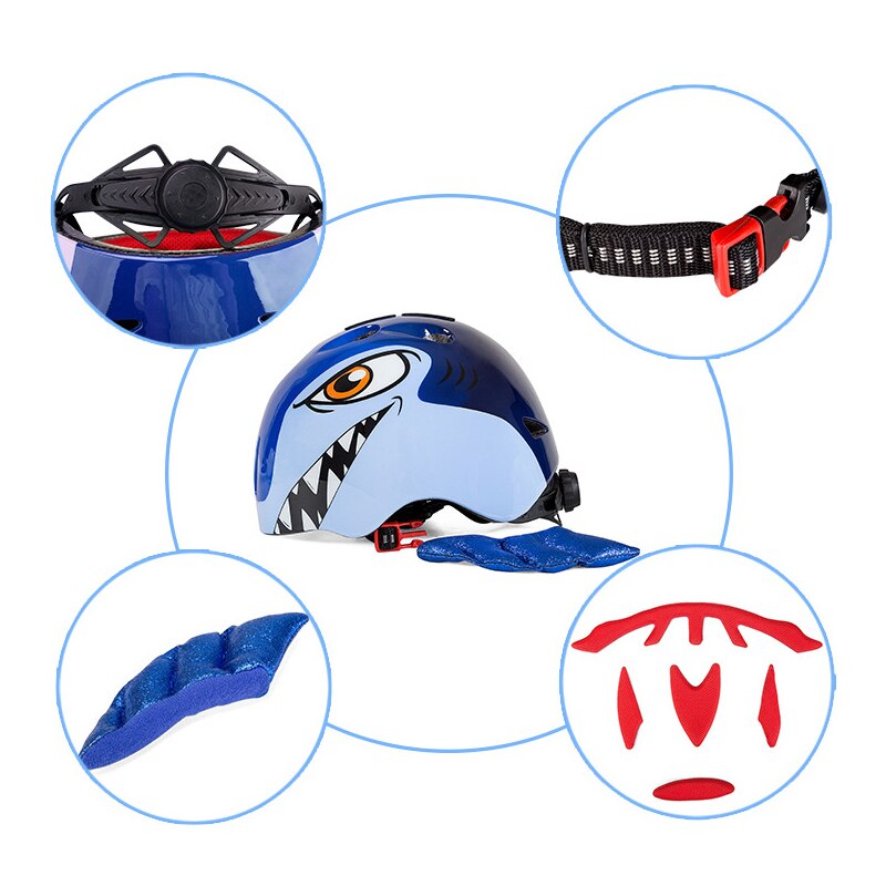 5-10 Jaar Cartoon Kids Fiets Helmetscity Racefiets Hoofddeksel Jongens Meisjes Outdoor Sport Schaatsen Kinderen Fietshelm