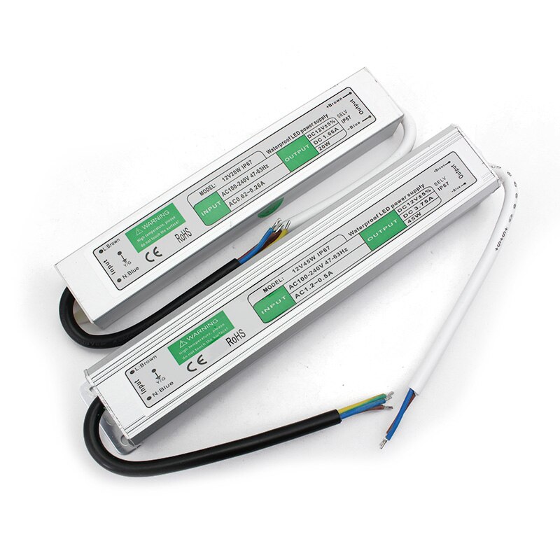 LED Beleuchtung Transformatoren, AC DC 12V 24 V Netzteil, 12V LED-treiber, 12 24 V Volt IP67 Wasserdicht Transformator für Licht Streifen