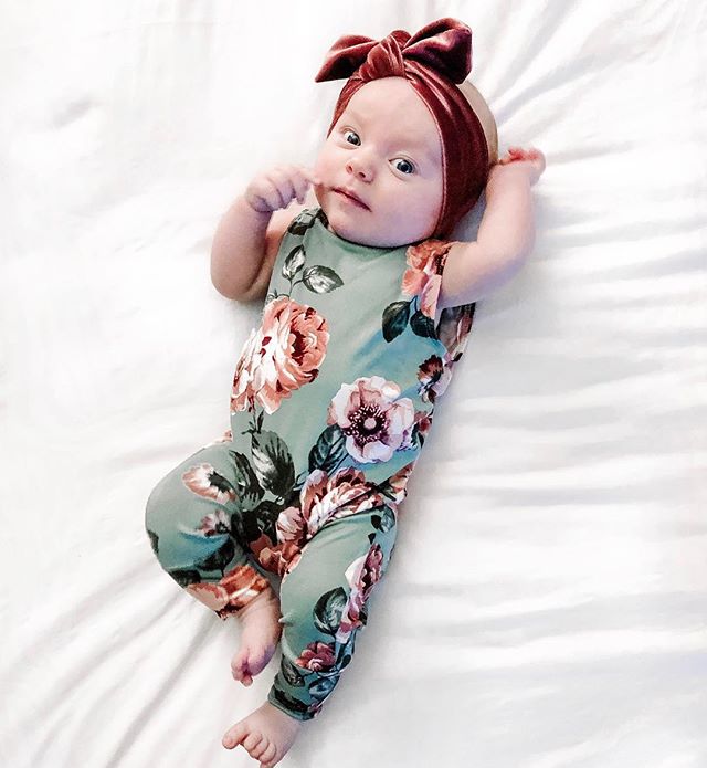 Pudcoco-barboteuse pour bébés garçons et filles | , modèle Floral décontracté, ensemble vêtements une pièce pour l'été