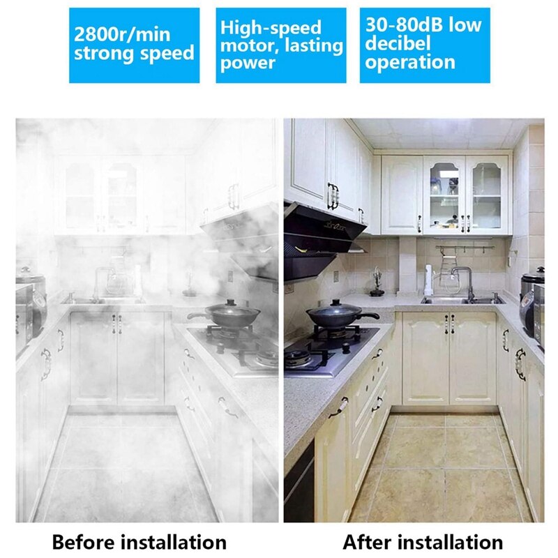 6 Inch 40W 220V High Speed Exhaust Fan Small Ventilator Extractor For Toilet Kitchen Bathroom Hanging Wall Window