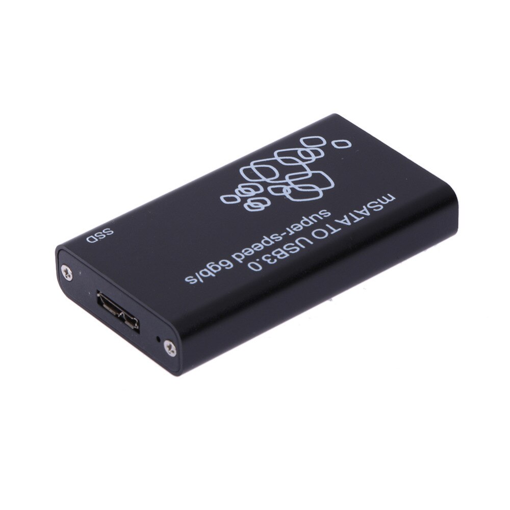 Box E ALLOGGIAMENTI PER HDD Mini mSATA per USB 3.0 SSD Box per Hard Disk Box Esterno Della Cassa Con Il Cavo dati Compatibile Con Finestre 2000 / xp