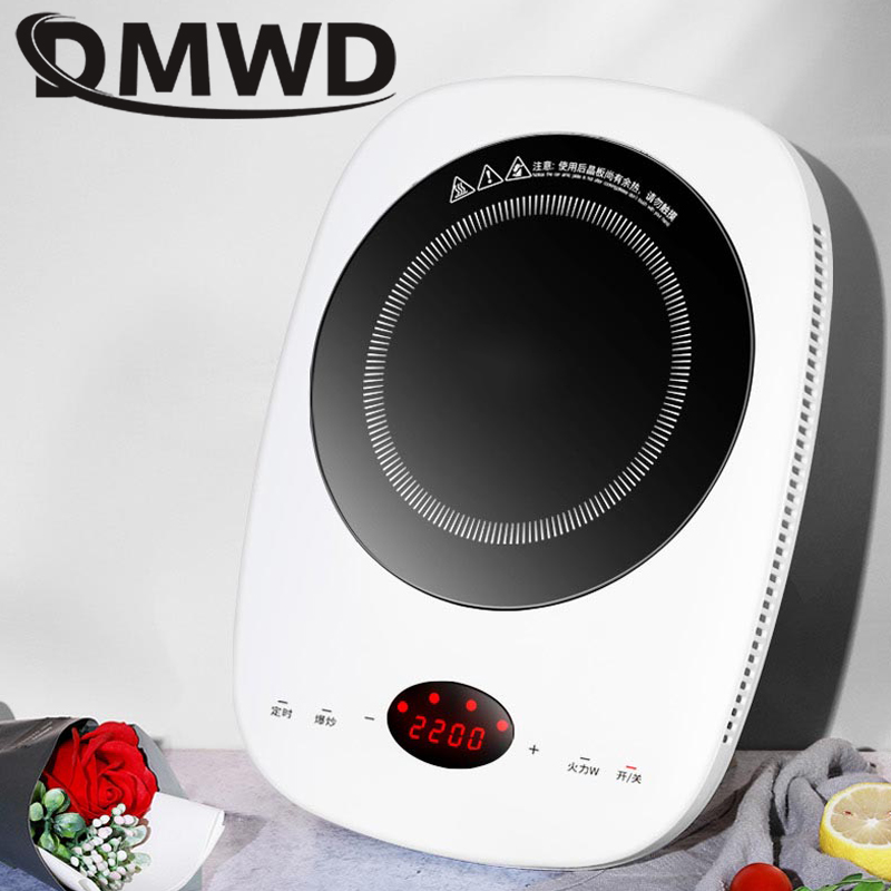 Cocina de Inducción multifunción eléctrica para el hogar DMWD, olla para freír, cocina inteligente de alta potencia con ahorro de energía, placa de cocción EU