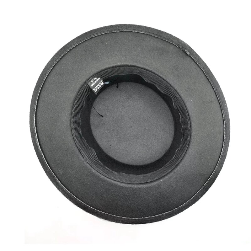 Fedora hoeden voor vrouwen parel bloem platte bovenkant winter dameshoed effen kleur buitenfeest kerkjurken voor vrouwen hoeden