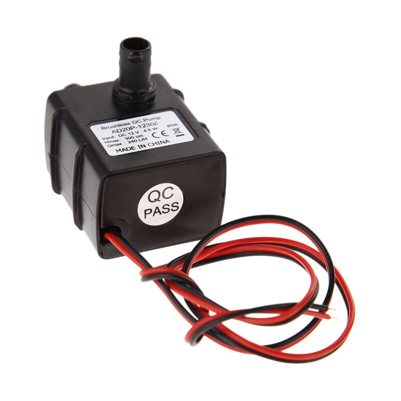 Mini Electric Submersible Waterpump High Qualtiy Ultra-quiet DC 12V 3M 240L/H Brushless Submersible Water Pump