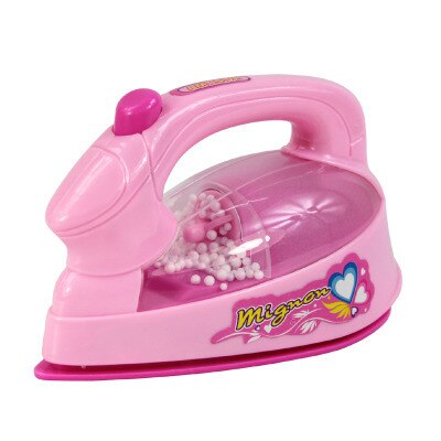 Pädagogisches Küche Spielzeug Set Rosa Haushalts Geräte Kinder Pretend Spielen Toaster Staubsauger Herd Spielzeug Für Kinder Mädchen: Iron
