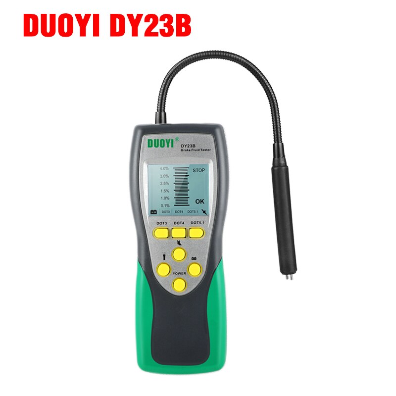 DUOYI-probador de líquido de frenos de coche DY23/DY23B, líquido de frenos automotriz, prueba precisa, verificación del contenido de agua, Universal del aceite, DOT 3/4/5
