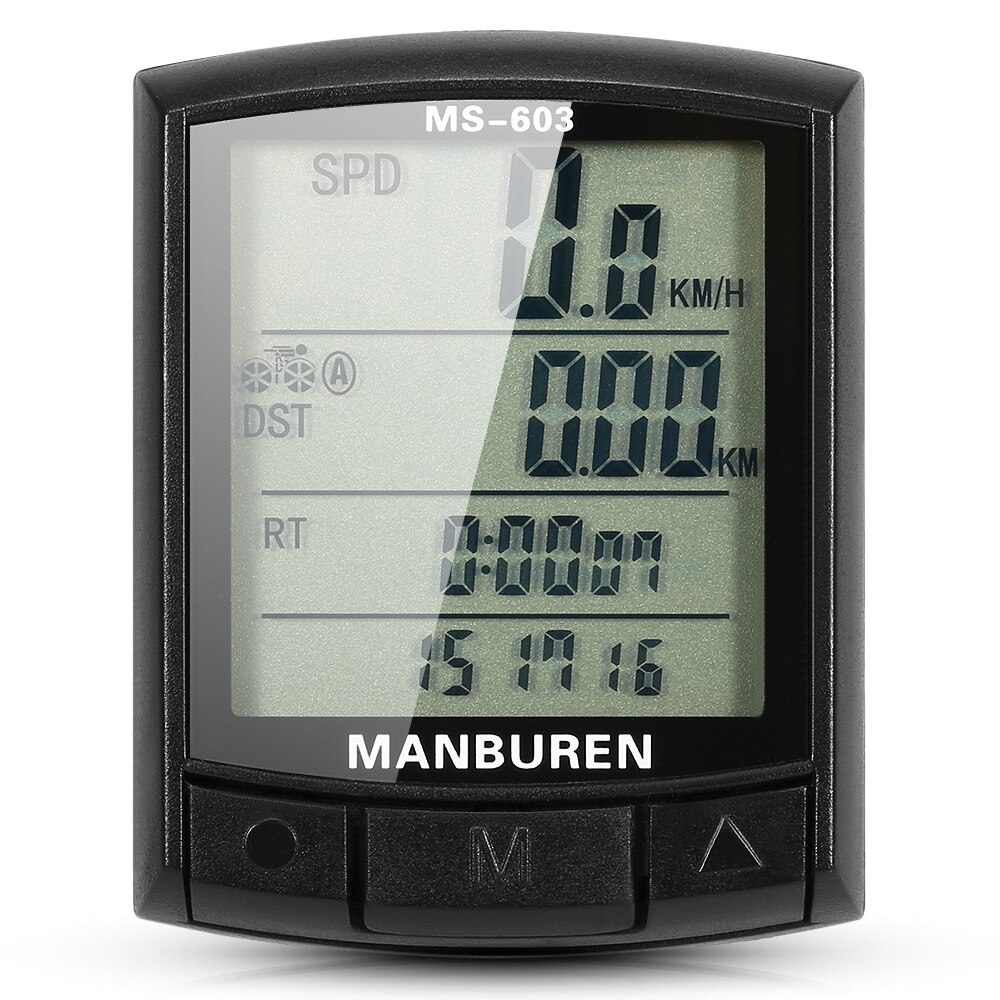 Fiets Fietscomputer Fiets Snelheidsmeter Kilometerteller Mtb Racefiets Computer Stopwatch Draadloze/Bedrade