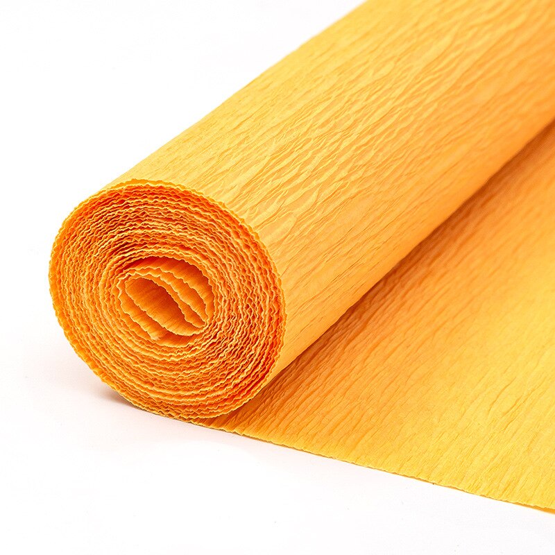 250Cm * 50Cm Crinkled Crêpepapier Bloem Wikkelen Bruiloft Feestelijke Partij Decoratie Kids Diy Vouw Scrapbooking Ambachten 5Pcs