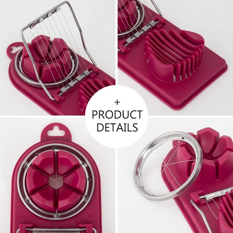 Egg Cutting Tool Egg Cutter Egg Slicing Divider Fancy Splitting Cutting Loose Flower Eggs Multifunctional Egg Cutter