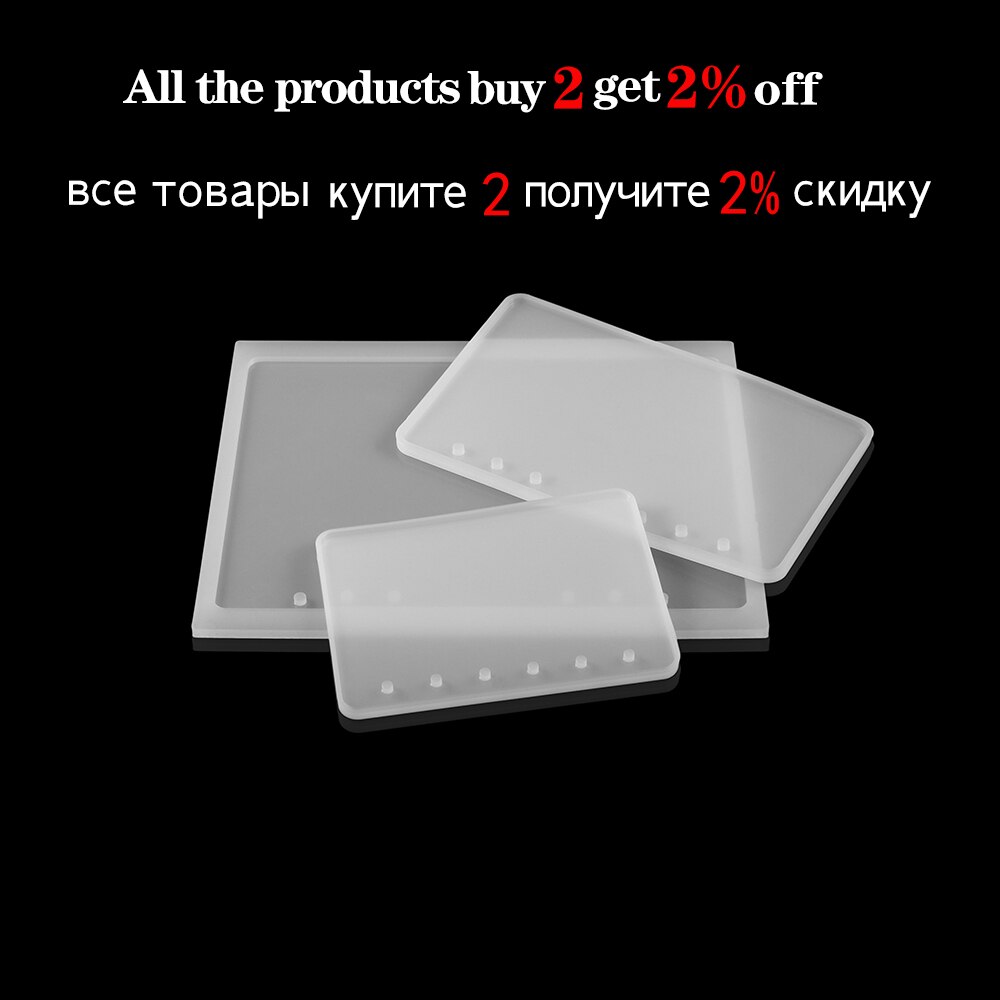 A5 a6 a7 diy-kristall-notizbuchhüllen-harzformen-uv-epoxid-silikonform-gießwerkzeugset zur herstellung handgefertigter transparenter bücher