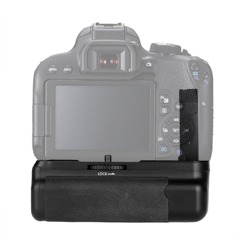 Battery Grip BG-1X Work With LP-EL17 For Canon 800D/T7i/77D/X9i With Battery Holder