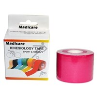 Skiën Gezicht Plakken Katoen Kinesiologie Tape Sport 5 cm X 5 m Spier Tape Waterdichte Protector Kniebeschermers Sport Tape skiën Gezicht Plakken: Roze