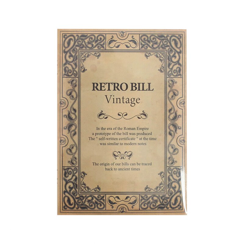 120 stk retro antik middelalderlig rekord brevpapir vintage scrapbog/kort/dagbog/kuglejournaling gør-det-selv dekorativt materiale papir